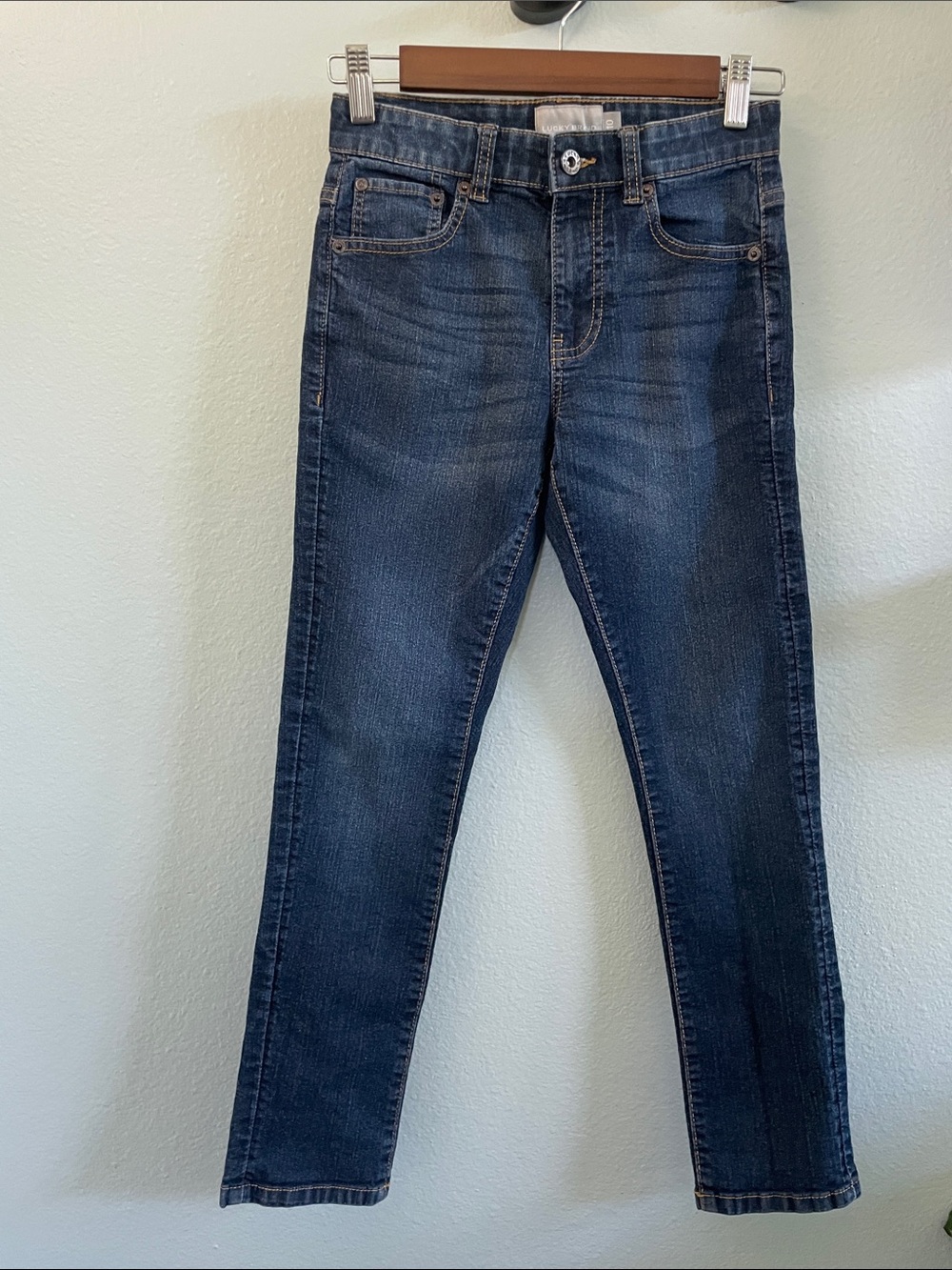 Lucke Brand Boys Size 10 Authentic Skinny Stretch Jeans